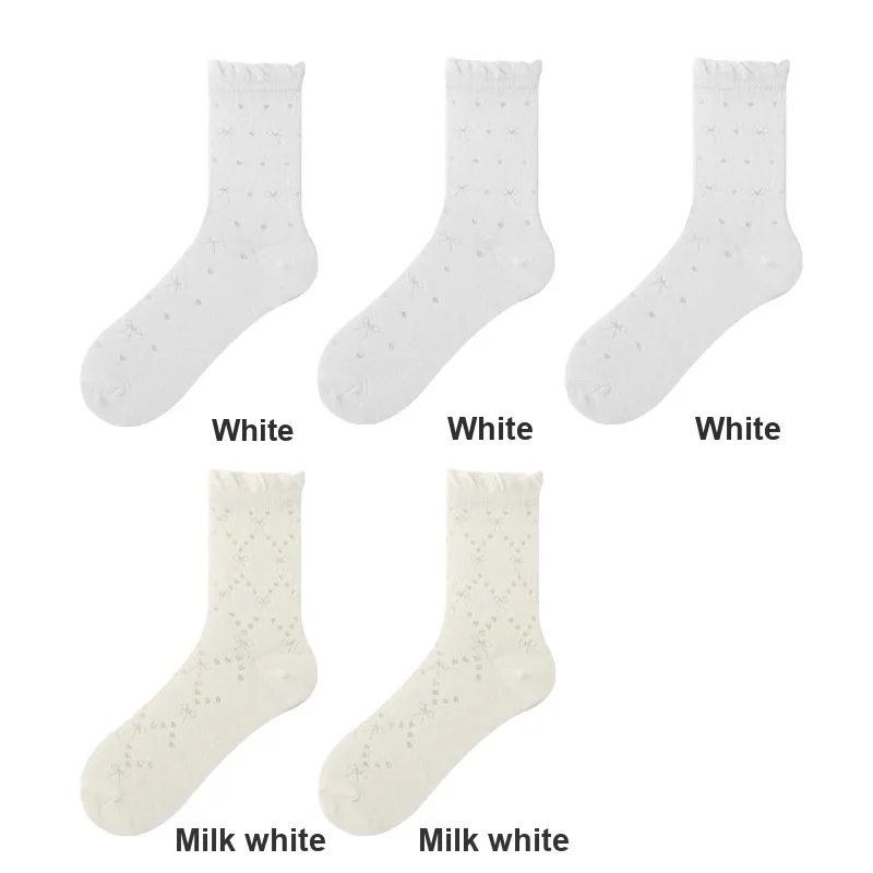 H YXIANG Mid Calf Socks Women's Combo Set-35