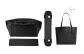 [Black Silver Three-Piece Set]Open Top Liner+Invisible Shoulder Pads+Bottom Pad