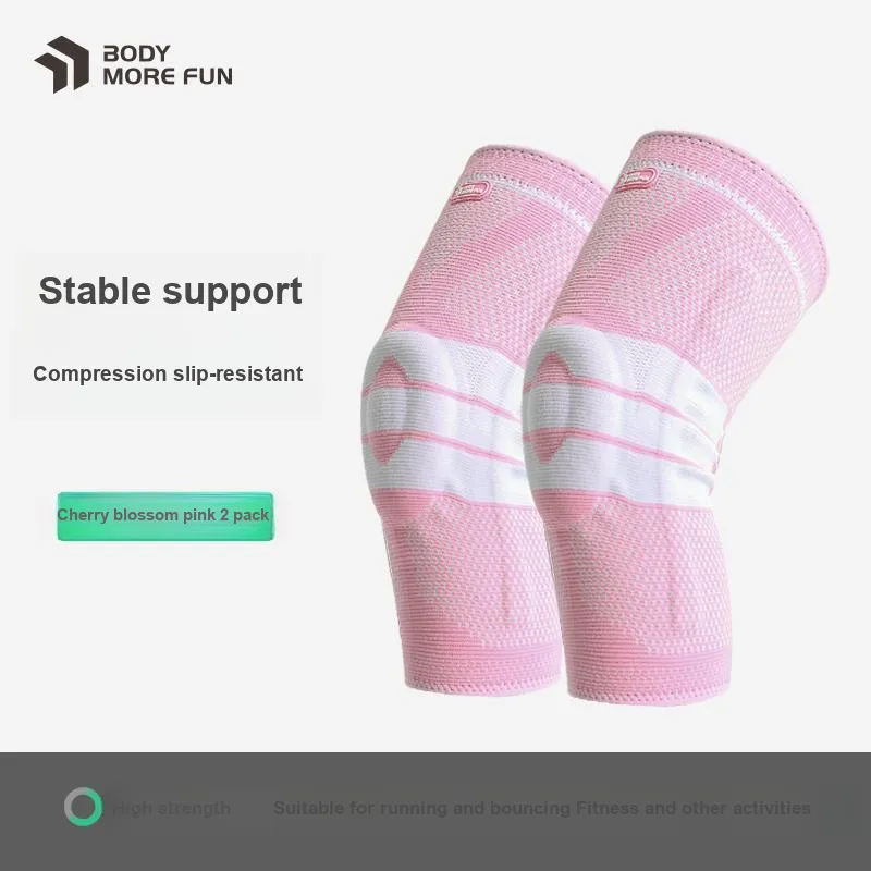 LEXI Running Yoga Fitness Tennis Women's Cotton Polyester Elastane Silicone Knee Pads-4