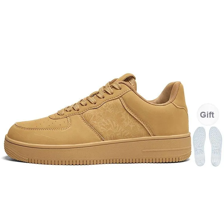TCELLARS Abrasion Resistant Lightweight Height Increasing Low Top Skateboard Shoes Unisex Exclusive Box-117
