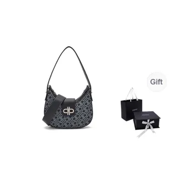 PEDRO Icon Series Cow Leather Shoulder Bag, Crossbody Bag Trumpets Women's Dark Blue