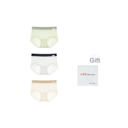 GRACEWELL Трусики-бикини Женские Сумка для покупок 3 шт