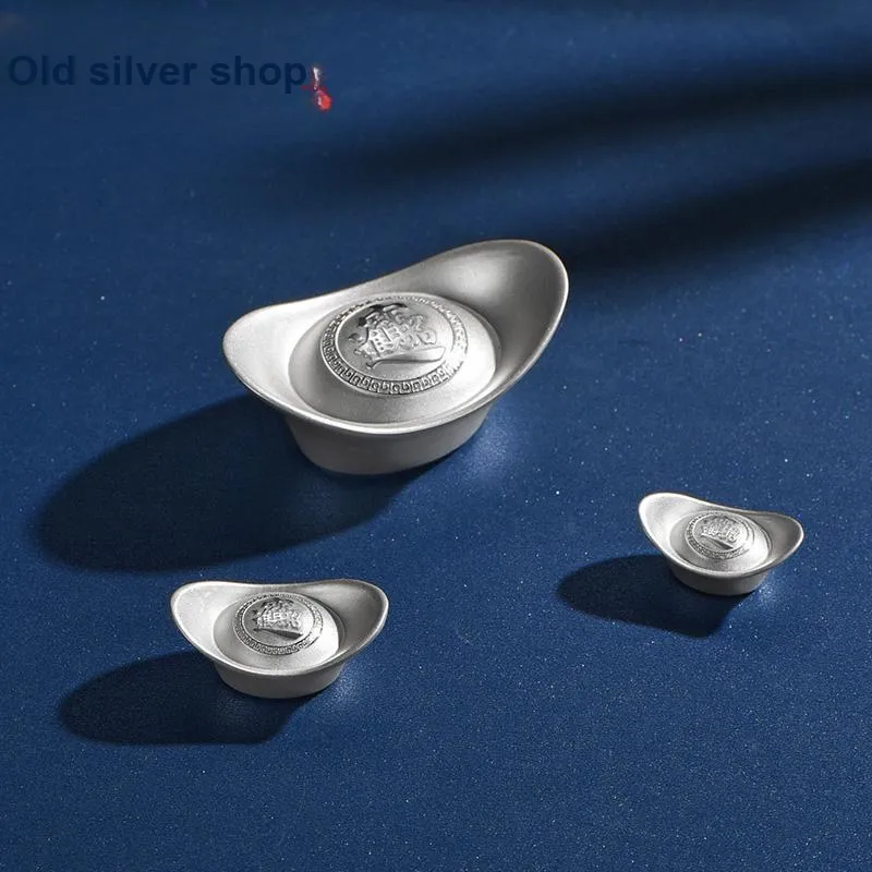 Wylyp 999 Fine Silver Sycee, Sterling Silver Accessory Unisex-4