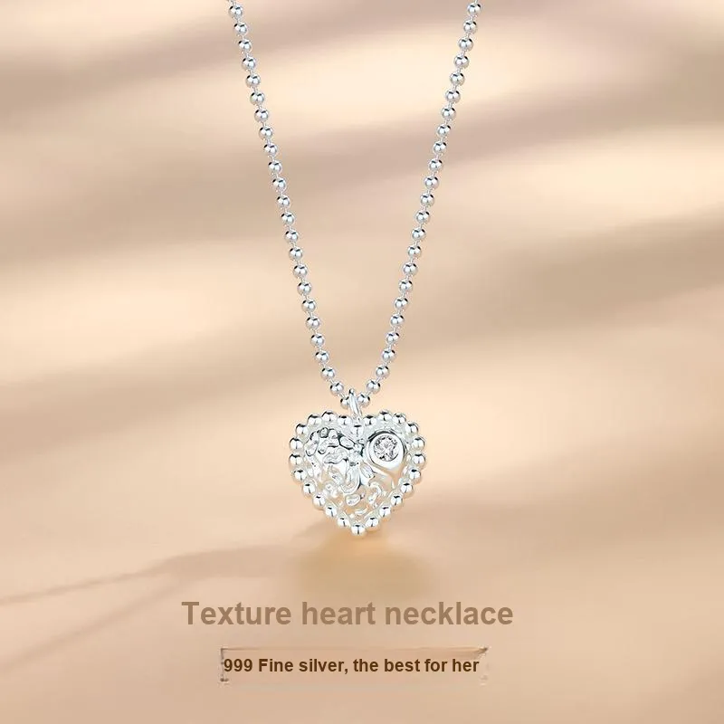 DAWO 999 Fine Silver Necklaces Women's-1
