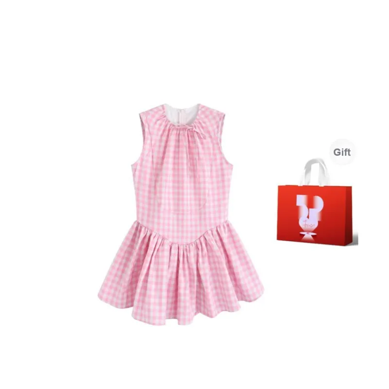 COMMA GIRL Sleeveless Dress Women's Pink-6
