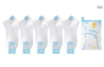 Caramella Ankle Socks Unisex Shopping Bag 5 Pack
