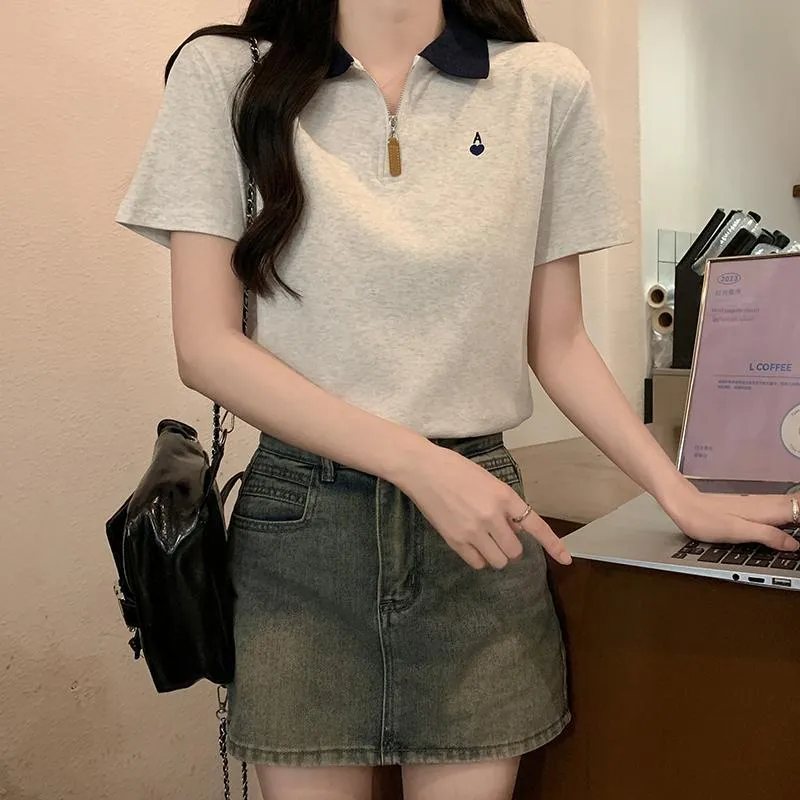 Si Bei'er Set in Sleeve T Shirt Women's-3