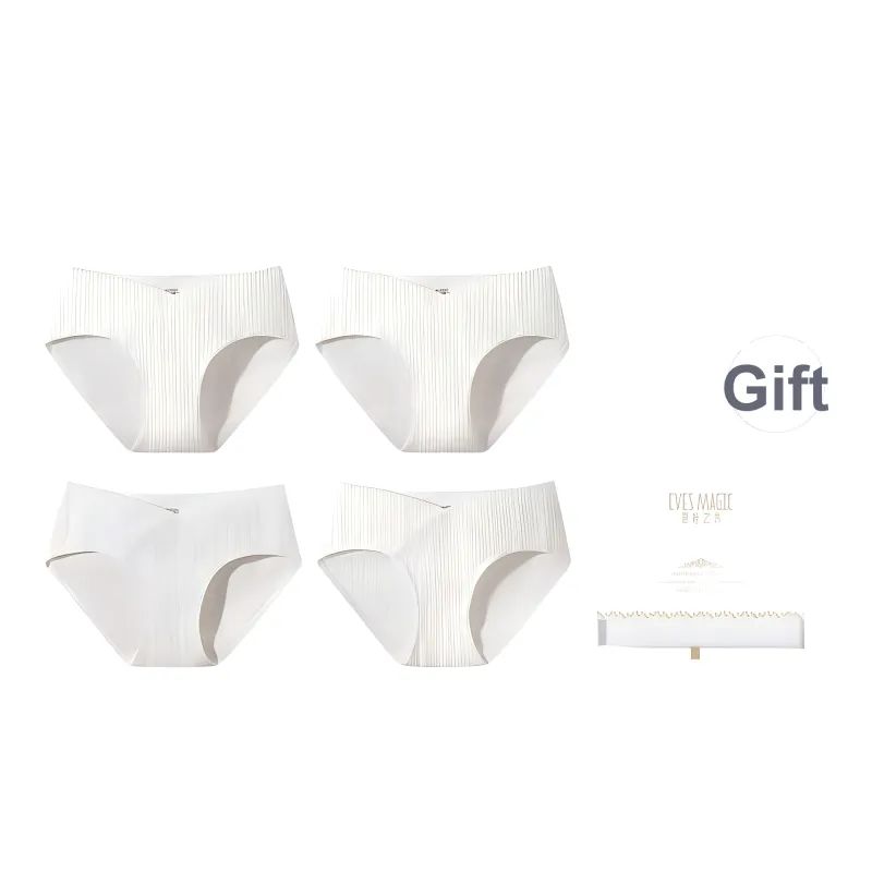 XIA.WA.ZHI.XIU Underpants Women's Shopping Bag 4 Pack-6