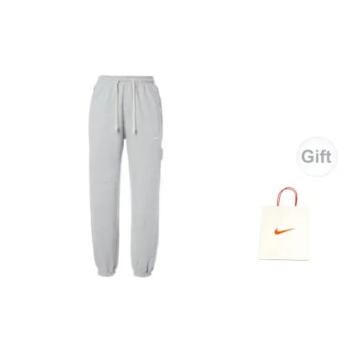 Nike Knitted Sweatpants Men Gray With Gift Bag