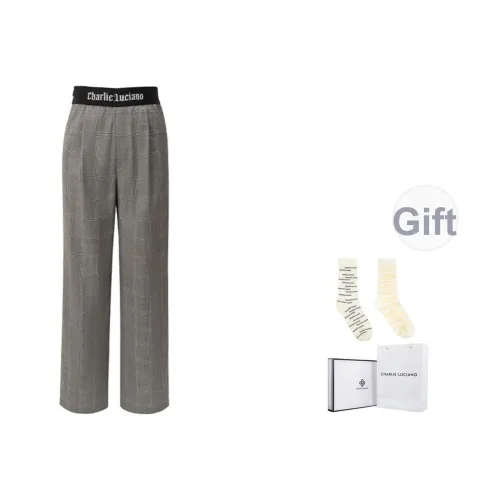 Charlie Luciano Повседневные брюки Женские Серые