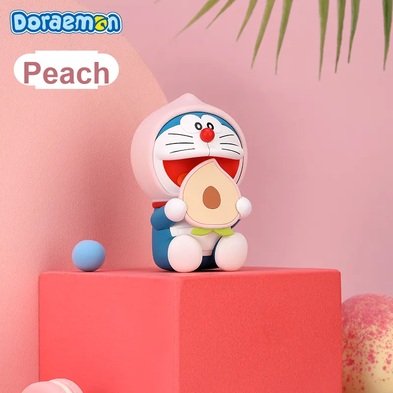 Imobile x ROCK Doraemon Q Cute Creative Trendy Toy Diffuser Fruit Styling Waterproof Cartoon Ornament Chibi Figures-17