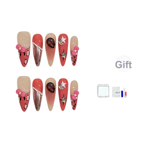 JINGCHANXUE Искусственные ногти для женщин