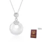 [for Girlfriend]925 Silver-Jade Full Blessing Peaceful Buckle Necklace