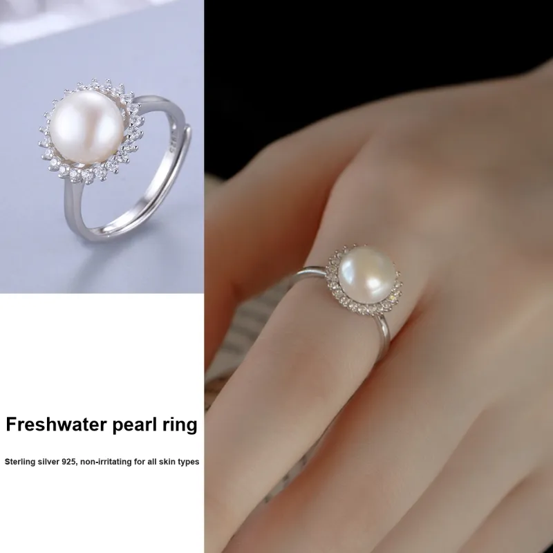 Taste The Color Pearl Rings Women's-1