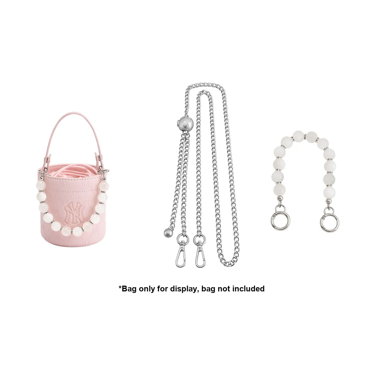 Luxury Care Artisan Workshop Metal Bag Strap Women's White