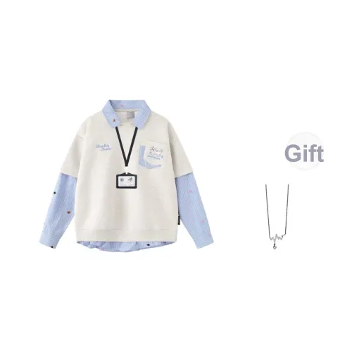 SONDR Light Gray В комплекте с ожерельем Женские Свитшоты