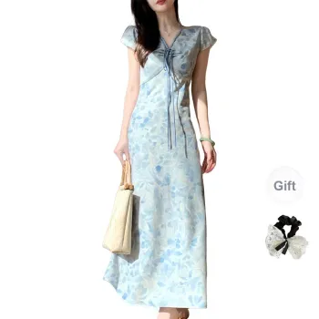 TUSHIFEI Short Sleeved Dress Women's