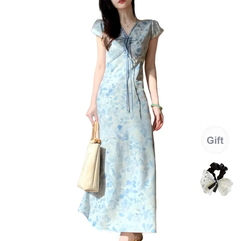 TUSHIFEI Short Sleeved Dress Women's-0