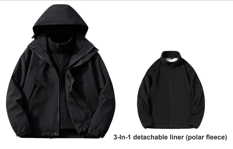 BOBBY ABLEY Waterproof And Windproof Jackets Coats Unisex-1
