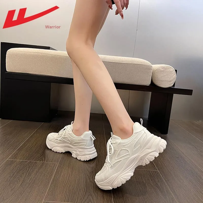 Warrior Low Top Chunky Sneakers Women's Beige-6