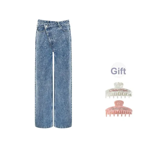 Three Quarters Jeans Women's Blue
