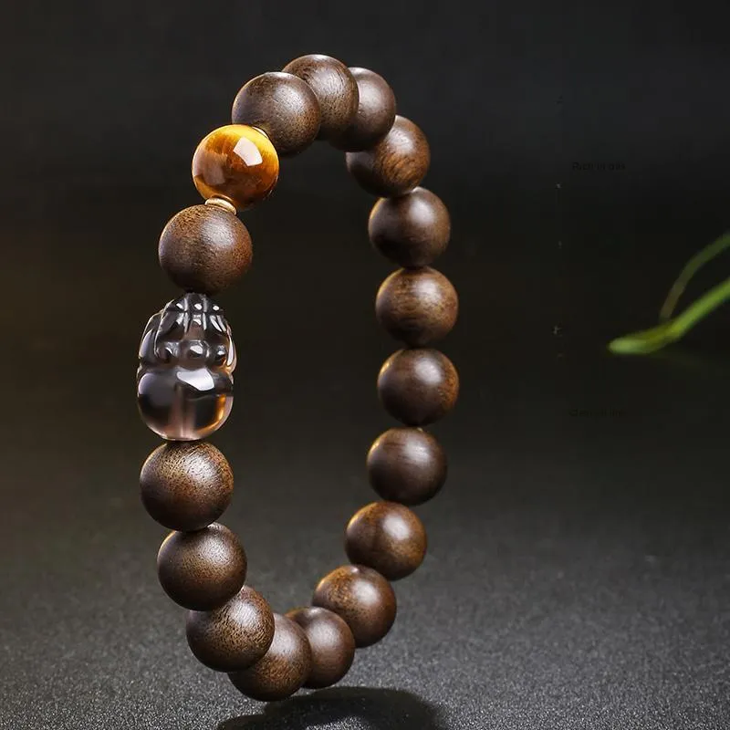 MUSHENGYUAN Fragrance Agarwood Precious Wood Bracelets Unisex-6