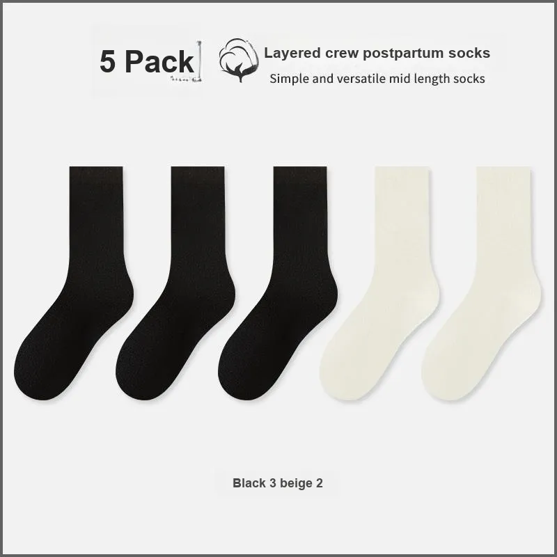 KJ Mid Calf Socks Unisex Combo Set-29