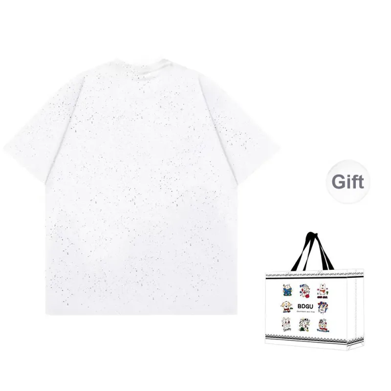 BDGU T Shirts Unisex White-1