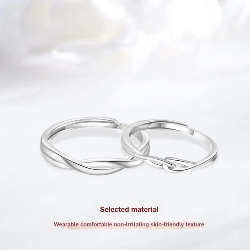 Master Kim S999 Fine Silver Rings Unisex-4