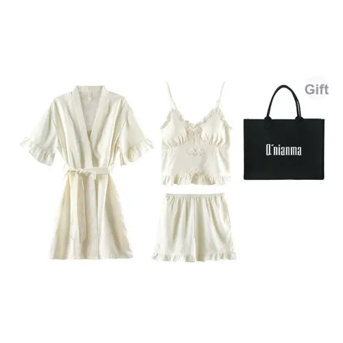 Q'NIANMA Пижамный комплект Женские Шампань