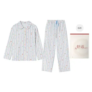Red Beans At Home Pajama Set Women's