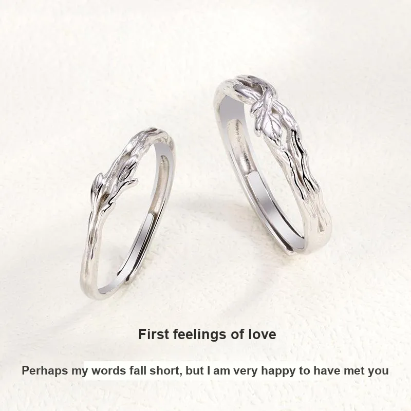 CLARKIA FLOWER S999 Fine Silver Rings Unisex-1