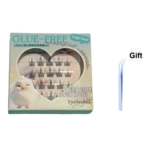 Gege Bear Bird Стиль Большой Глаз Up Close Стиль Накладные Ресницы Crisscross Версия