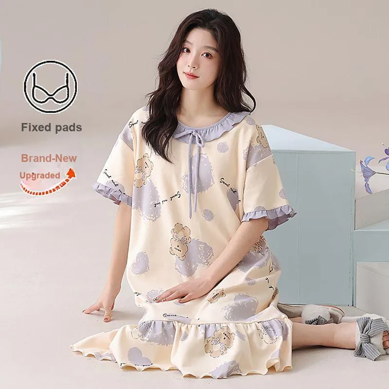 XISHE Women's Nightgowns-4