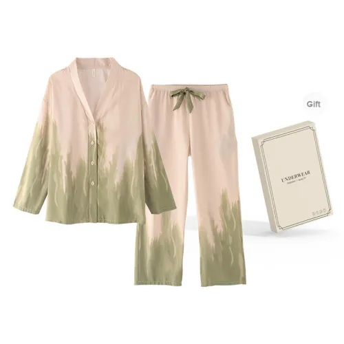 O'MESIK Pajama Set Women's Gift Box Set Apricot