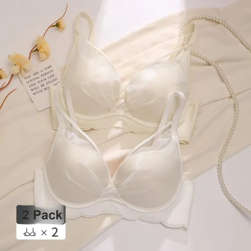 Lanza Bra Women's Gift Box Set Champagne Skin-3