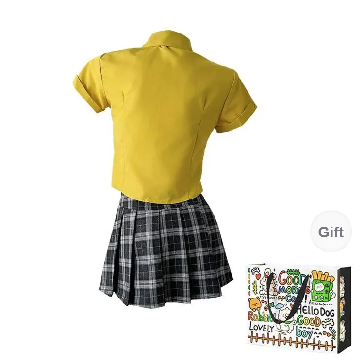 Dippanis Two Piece Skirt Sets Women's-8