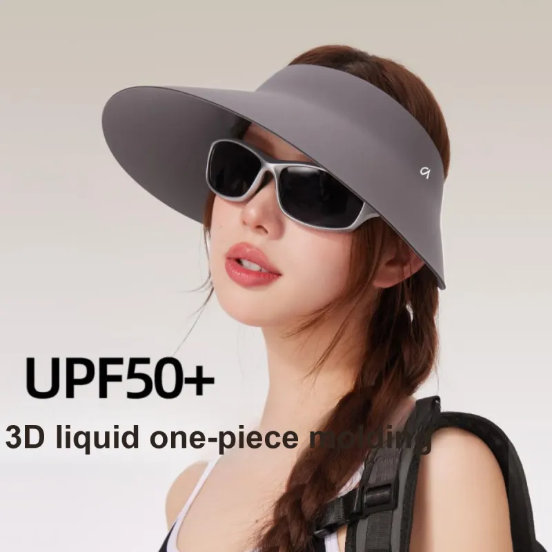 CACUSS Junior Seamless Integrated Sun Protection Hats Women's-7