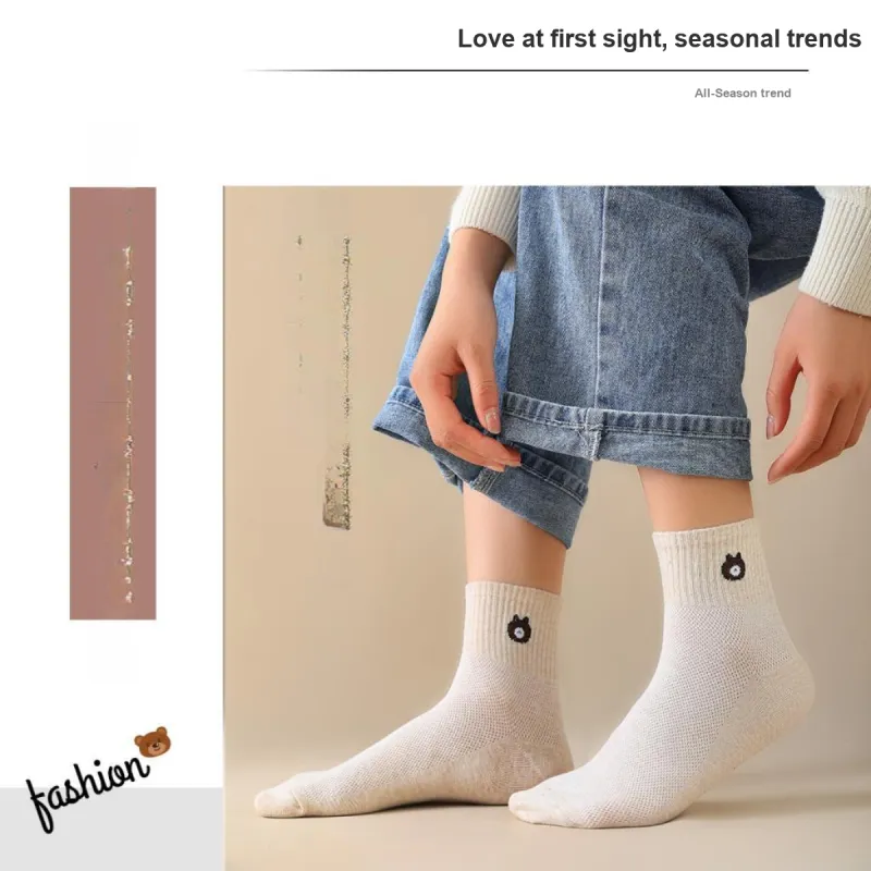Lanza Mid Calf Socks Women's 5 Pack-2