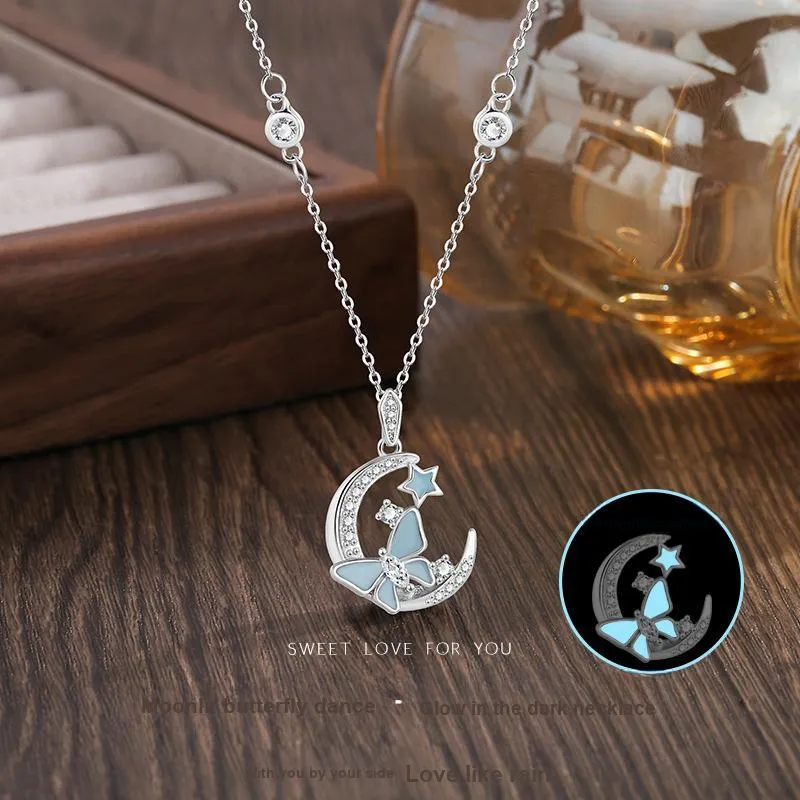 MOVER S999 Fine Silver Necklaces Women's-2