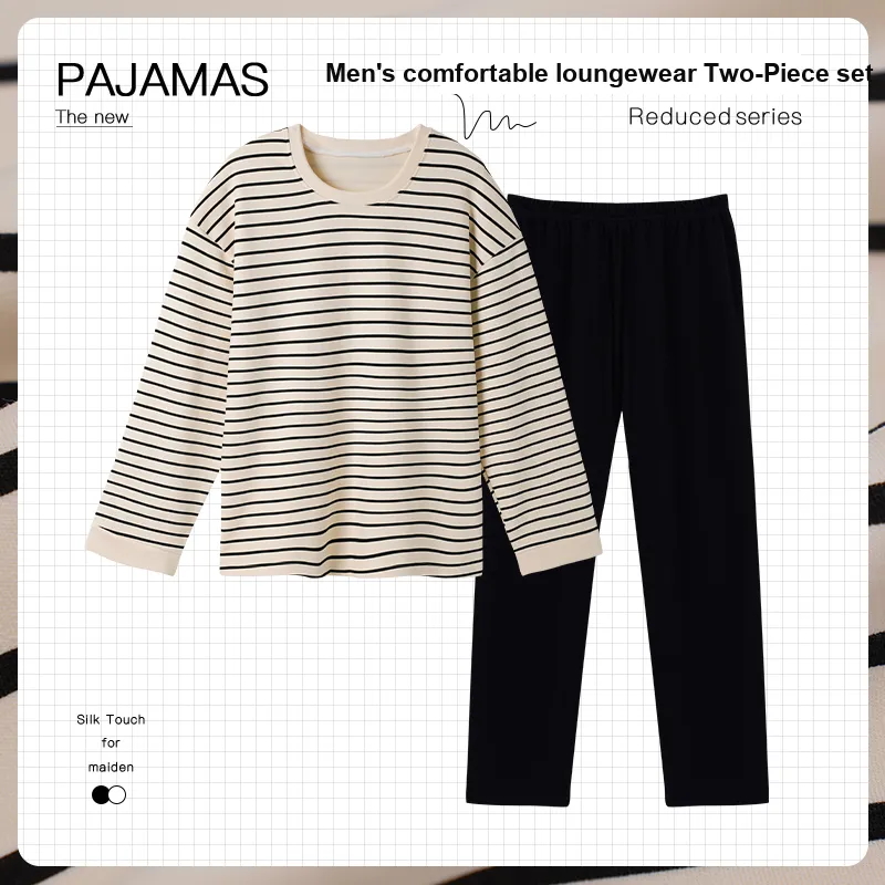 OUSHIBO Pajama Set Men's Image Color-1
