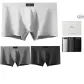 Narrow Waistband 3 Pack Box Included (Black+Dark Gray+Light Gray) 100% cotton High-Rebound Antibacterial