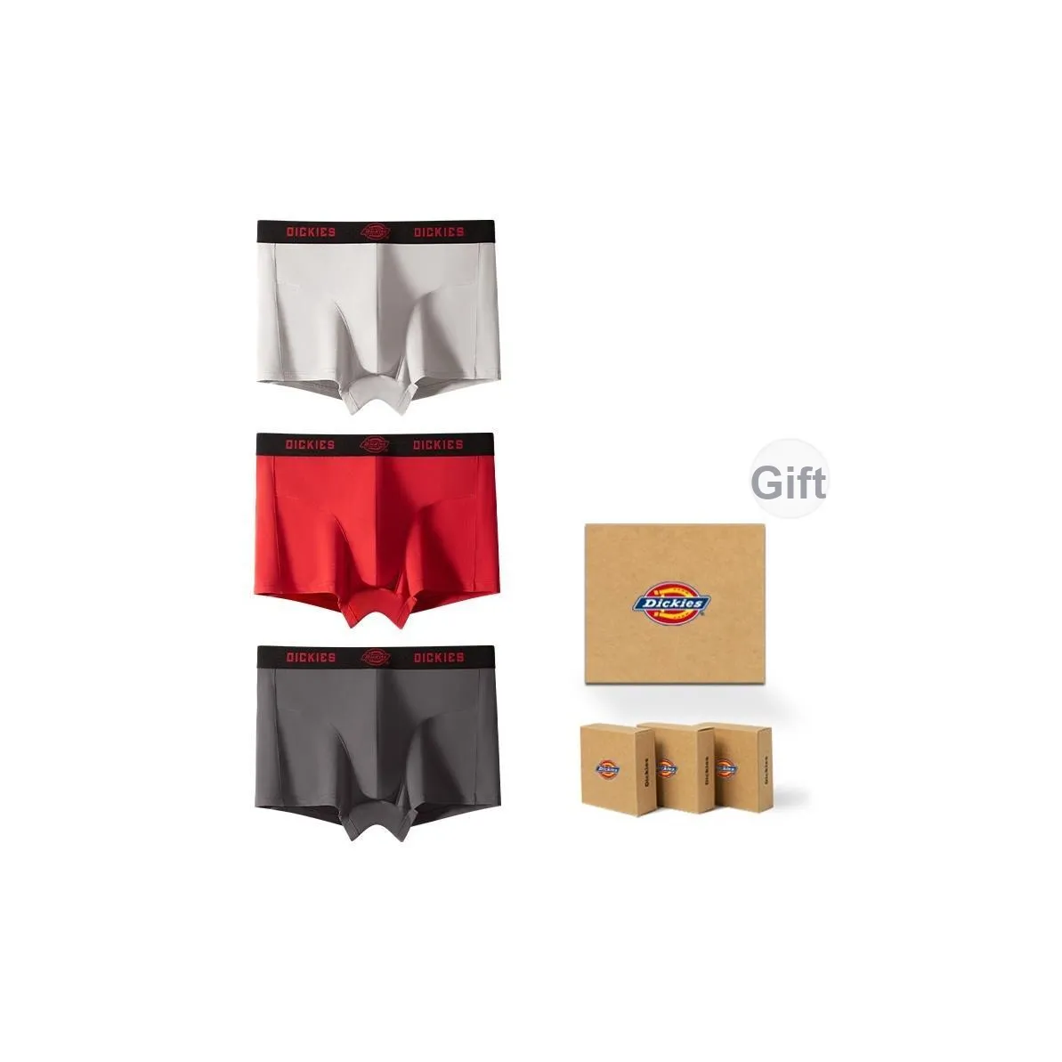 Dickies Boxers Мужские Упаковка из 3 штук