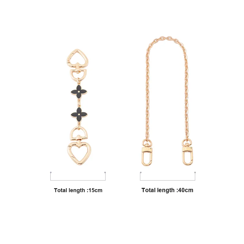 Gloya Metal Bag Accessory Women's White/Gold Tone-20