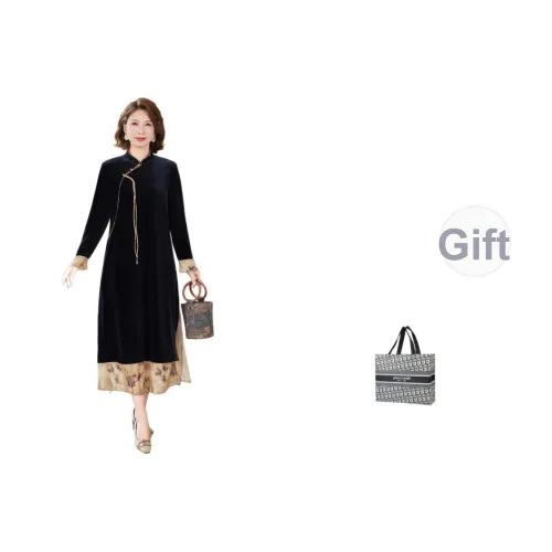 PIERRE CARDIN Длинное платье с длинными рукавами женское