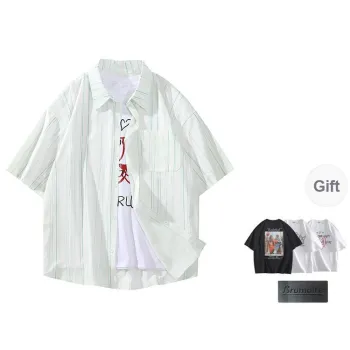BRUMAIRE Shirt Unisex Pink Comes With Brooch+Random T Shirt
