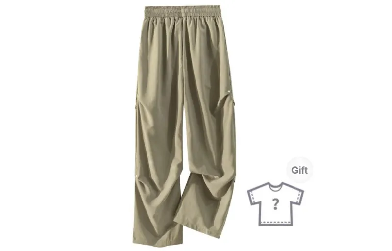Qnxeey Casual Pants Unisex-48