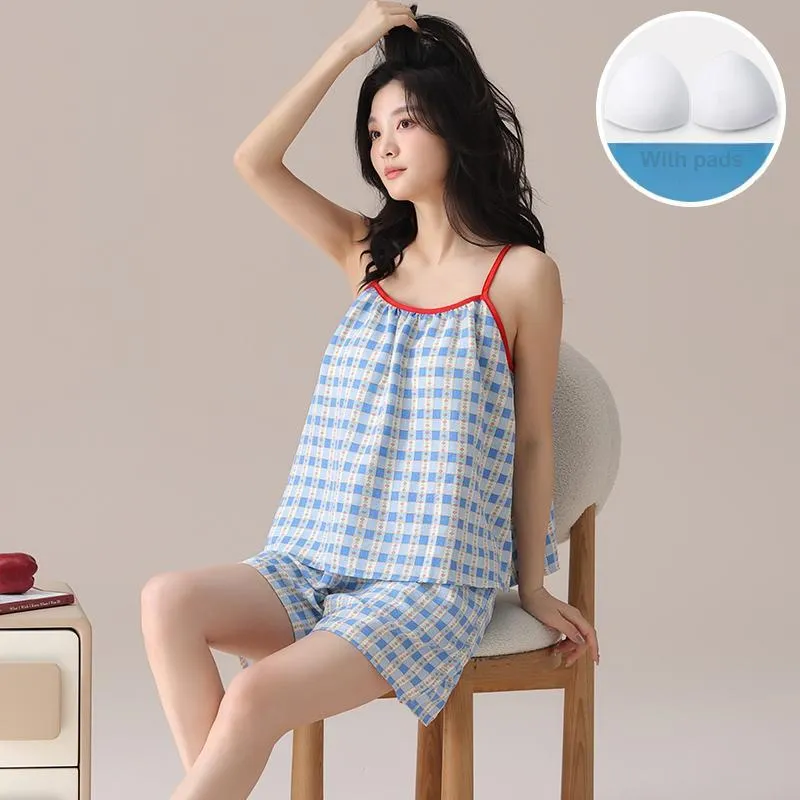 Sleeping Beauty Pajama Set Women's Sky Blue-3