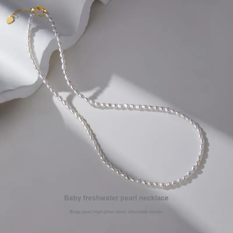 ME LUXE Pearl Necklace Classic And Versatile Fashion Innovative Women's-1
