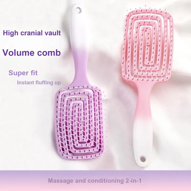 LMLTOP Rib Comb Fluffing Up Comb Home Use Hair Care Scalp Massage Comb-3